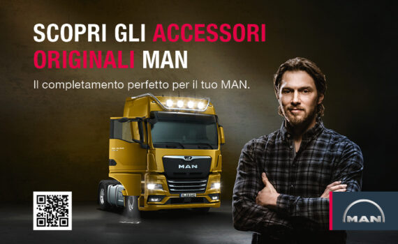 Scopri gli accessori originali MAN. Il completamento perfetto per il tuo MAN.