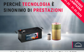 Promo Batterie e Filtri Originali MAN 2026 – dal 1/2/26 al 31/3/26